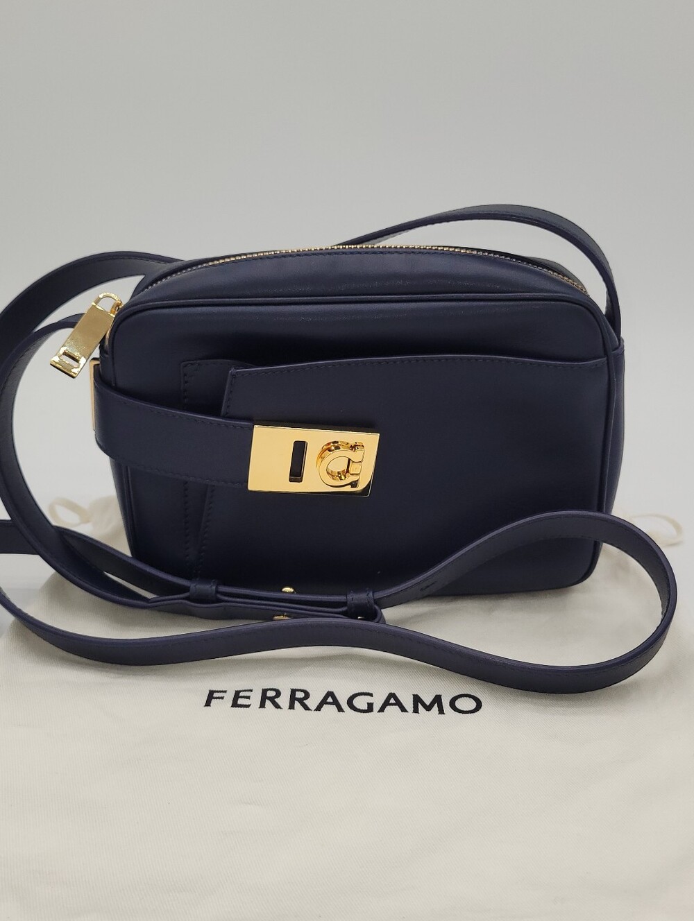 Salvatore Ferragamo Gancini Archive Camera Bag